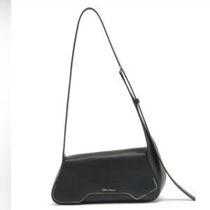 New Authentic Santoni The Pluto black crossbody bag autographed by Sharon Stone